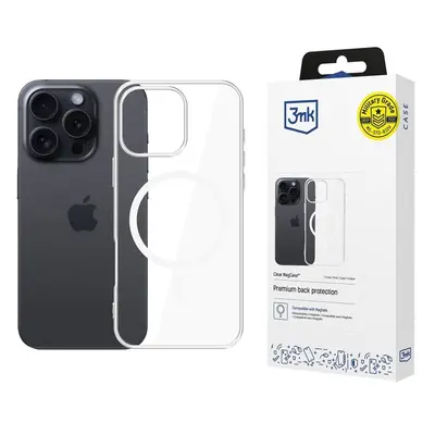 3mk ochranný kryt Clear MagCase pro Apple iPhone 16 Pro Max Čirá