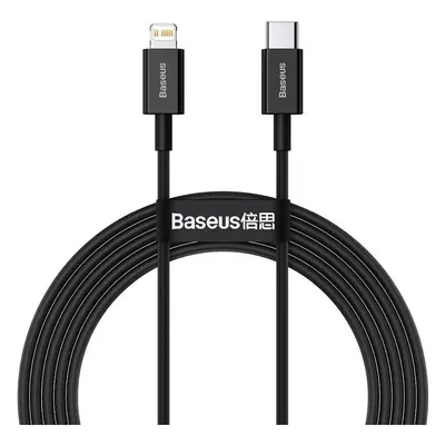 Baseus Superior Series rychlonabíjecí kabel Lightning 20W 2m černá