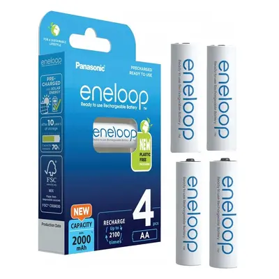 Panasonic Eneloop AA 4ks 3MCCE/4BE Bílá