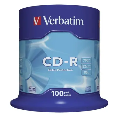 VERBATIM CD-R(100 ks)Spindle/EP/DL/52x/700MB