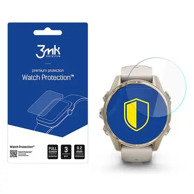 3mk ochranné sklo Watch Protection FlexibleGlass pro Garmin Fénix 8 Amoled 43mm Čirá