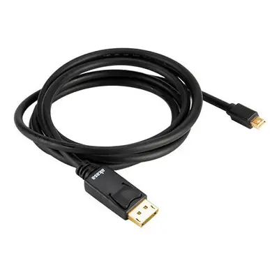 Akasa kabel Mini DisplayPort - DisplayPort, M/M, 8K@60Hz, 2m, černá