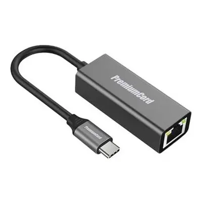 PremiumCord Převodník USB-C na Gigabit konektor RJ45