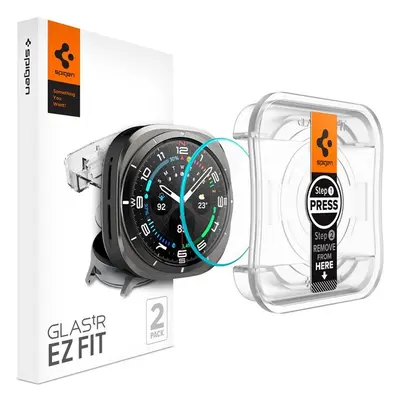 Spigen Glass tR EZ Fit sklo Samsung Galaxy Watch Ultra čiré (2 ks)