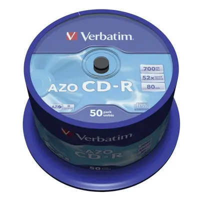 VERBATIM CD-R(50 ks)Spindle/Crystal/DLP/52x/700MB