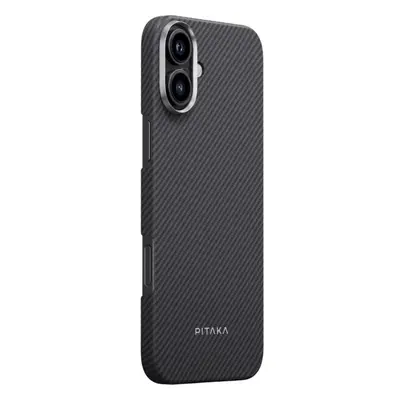 Pitaka MagEZ Case 5 MagSafe kryt iPhone 16 Black/Grey Twill