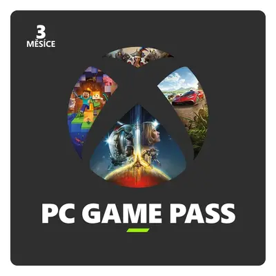 Microsoft Xbox Game Pass PC členství 3 měsíce