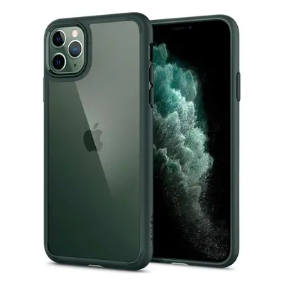 Spigen Ultra Hybrid kryt iPhone 11 Pro zelený