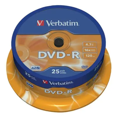 VERBATIM DVD-R(25 ks)Spindle/General Retail/16x/4.7GB