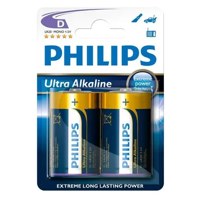 Philips Ultra Alkaline D 2ks LR20E2B/10