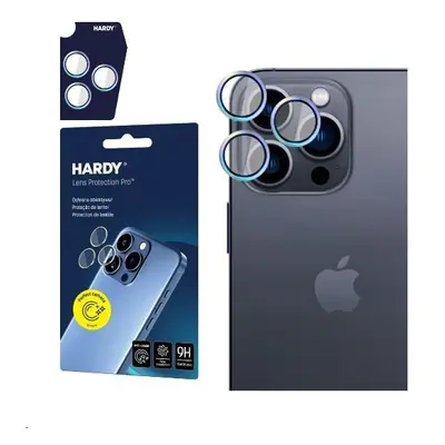 3mk Hardy Lens Protection Pro skla na fotoaparát Apple iPhone 15 Pro Max duhová