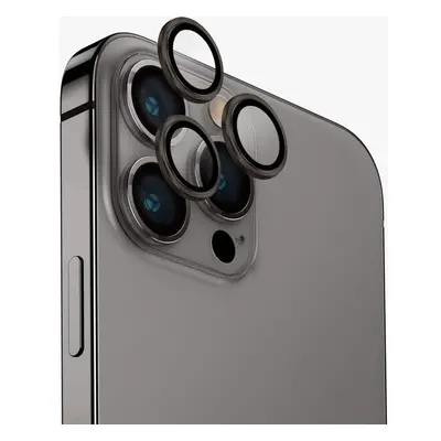 UNIQ OPTIX Aluminium Camera Lens Protector iPhone 15 Pro Max šedá