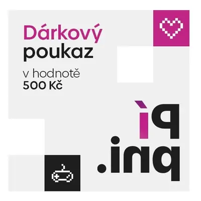 Elektronický dárkový poukaz Smarty 500 Kč