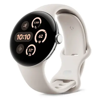 Google Pixel Watch 3 41mm béžová Stříbrná