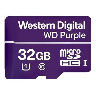 WD MicroSDHC karta 32GB Purple WDD032G1P0C Class 10, 16TBW