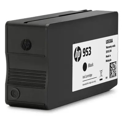 HP 953 Black Original Ink Cartridge Černá