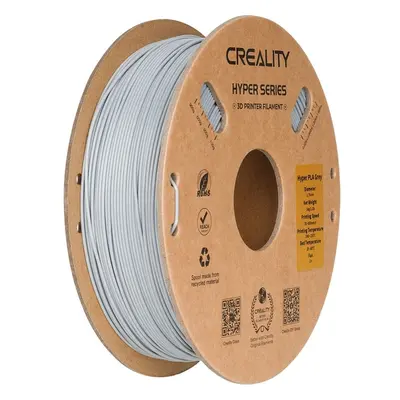 Creality Hyper PLA filament 1,75 mm 1 kg šedá Šedá