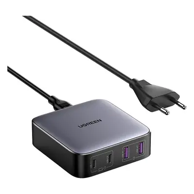 UGREEN 90747 2*USB-A+2*USB-C 65W Stolní rychlonabíječka Šedá