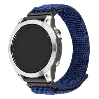 FIXED Nylon Sporty Strap řemínek pro Garmin QuickFit (26mm) tmavě modrý