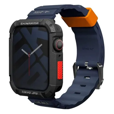 SKINARMA Shokku řemínek Apple Watch 46/45/44/42 mm modrý