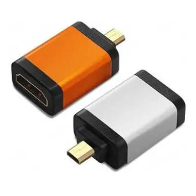 PremiumCord Adapter HDMI Typ A samice - micro HDMI Typ D samec, oranžová