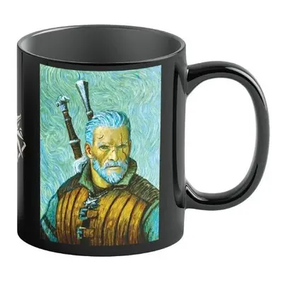 Hrnek Game Art Chronicles: The Witcher Geralt Van Gogh (měnící se motiv) 450 ml