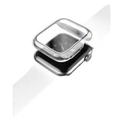 UNIQ Garde Hybrid TPU+PC pouzdro Apple Watch (44mm) čiré