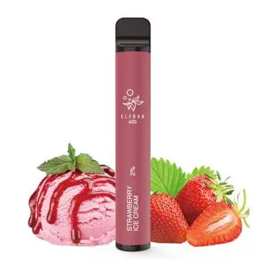 Elfbar 600 Disposable Pod Kit Strawberry Ice Cream