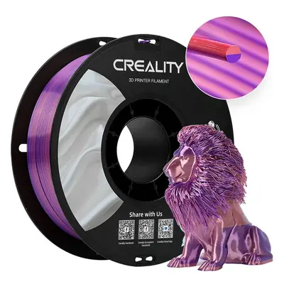 Creality CR-Silk filament 1,75 mm 1 kg růžová/fialová Fialovorůžová