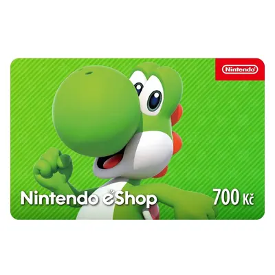 Karta na e-shop Nintendo 700 CZK