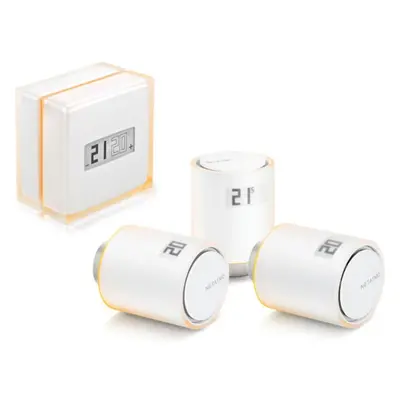 Netatmo Smart Thermostat + 3x Radiator Valves sada