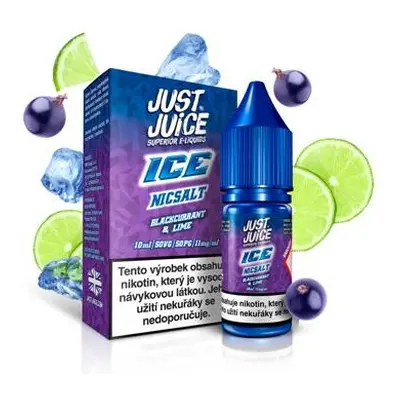 Just Juice Salt Ledový černý rybíz & limetka 10ml (20mg)