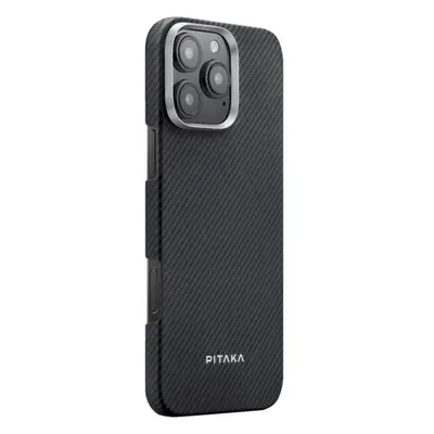 Pitaka MagEZ Case 5 MagSafe kryt iPhone 16 Pro Max Black/Grey Twill