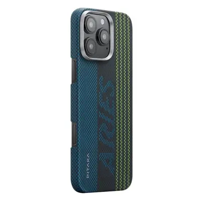 Pitaka x Aries Tactile Woven Case kryt iPhone 16 Pro Max Credit card