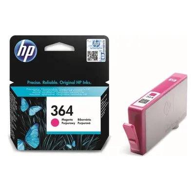 HP 364 Magenta Ink Cartridge Růžová