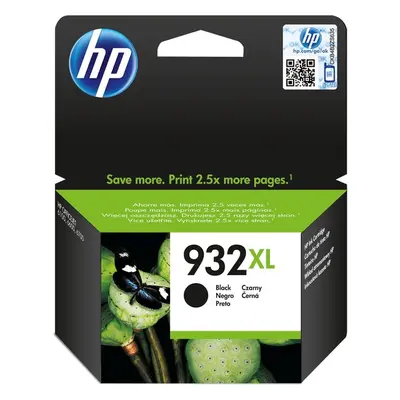 HP 932XL originální inkoustová kazeta černá CN053AE Černá