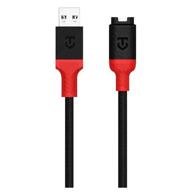 Tactical Recce 3:20 kabel pro Garmin USB-A Black/Red