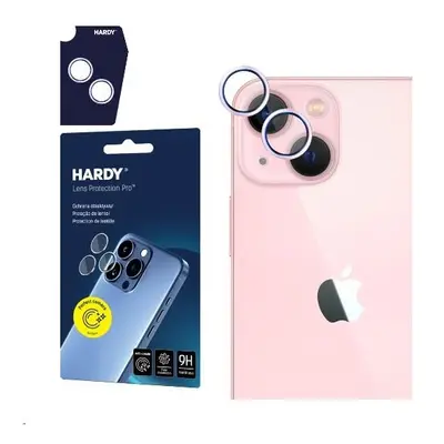 3mk Hardy Lens Protection Pro skla na fotoaparát Apple iPhone 15/15 Plus růžová