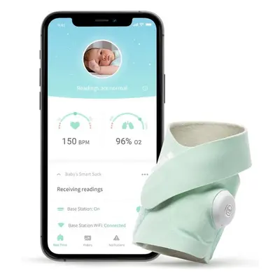 Owlet Smart Sock 3 světle zelená Mentolová