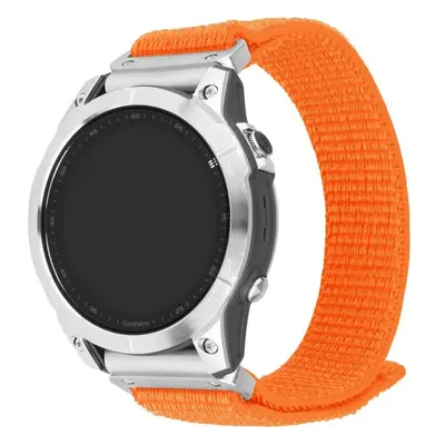 FIXED Nylon Sporty Strap řemínek pro Garmin QuickFit (26mm) oranžový