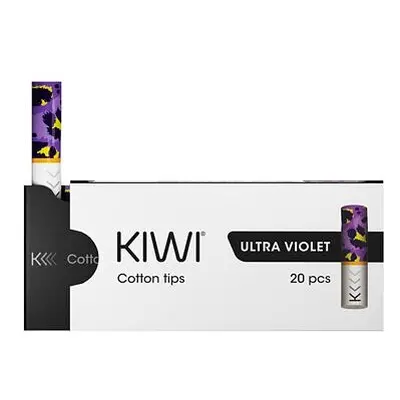 Náhradní filtrové náustky KIWI 20ks Ultra Violet Fialová