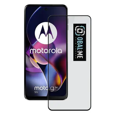 OBAL:ME 5D Tvrzené Sklo pro Motorola G54 5G Power Edition černé