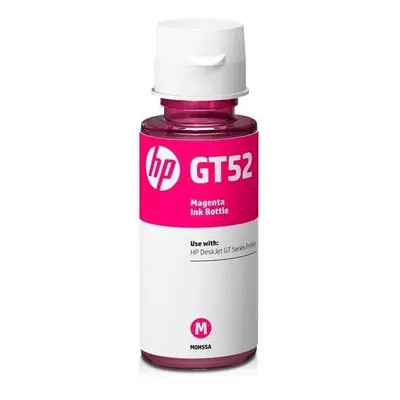 HP GT52 magenta (purpurová) inkoustová náplň Růžová