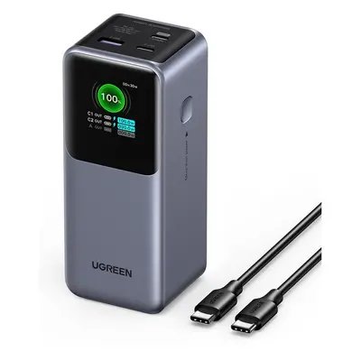 UGREEN Nexode 20000mAh Quick Charging (130W) powerbanka šedá