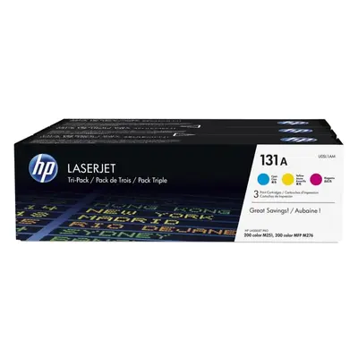 HP 131A CYM Tri-Pack LJ Toner Cartridge Vícebarevná