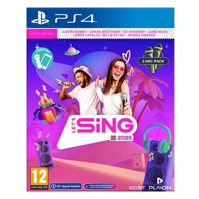 Let’s Sing 2025 + 2 mikrofony (PS4) 4020628582135