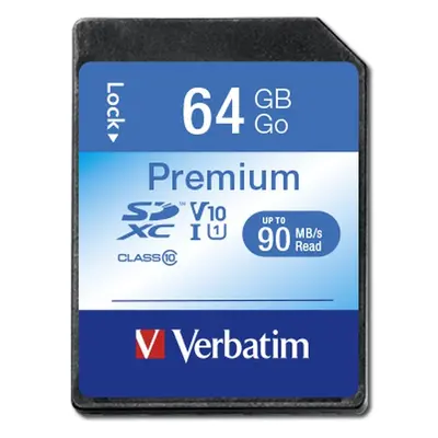 VERBATIM SDXC karta 64GB Class 10