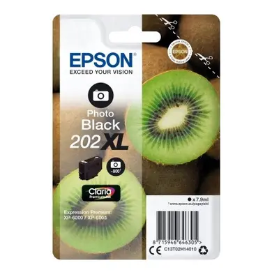 Epson 202XL Kiwi Claria Premium Single Photo černý