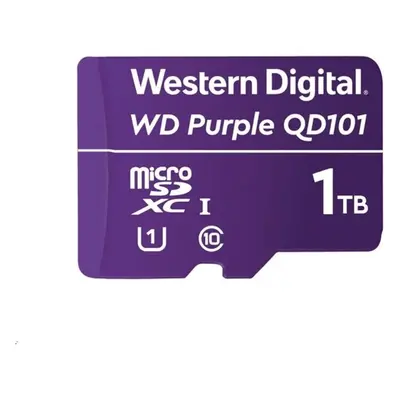 WD MicroSDXC karta 1TB Purple WDD100T1P0C Class 10 (R:100/W:60 MB/s)