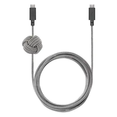 Native Union Anchor Cable USB-C 240W nabíjecí kabel, 3m, zebra